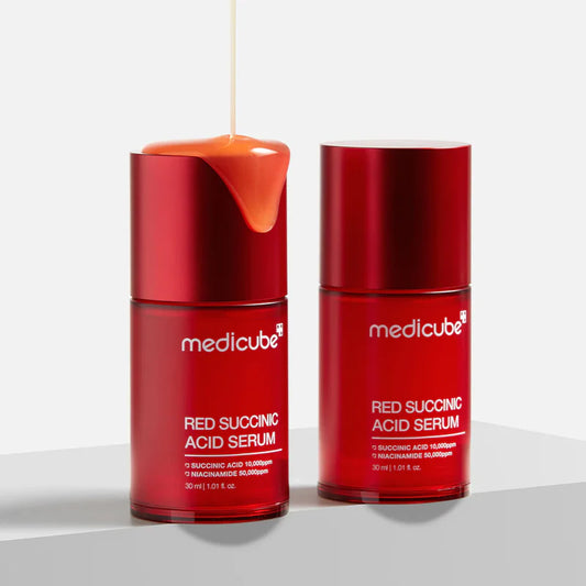 Medicube Red Succinic Acid Serum – Anti-Acne and Anti-Blemish Brightening Succinic Acid Serum (30 ML)