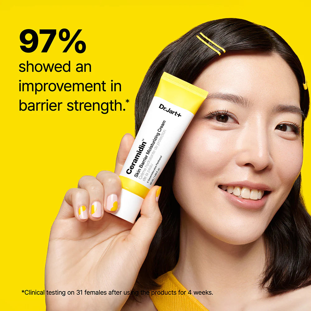 Dr.Jart+ Ceramidin™ Cilt Bariyeri Nemlendirici Krem – 5 Seramid + Panthenol ile Güçlendirilmiş Yoğun Nem Bakımı (15 ML)
