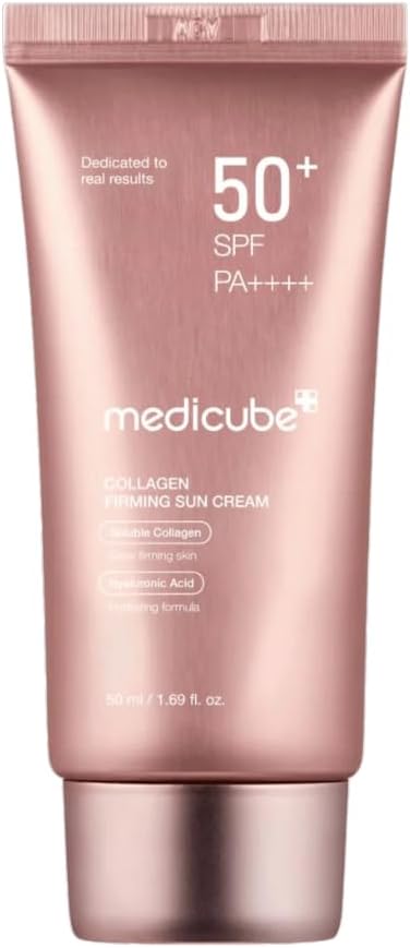 Medicube – Deep Collagen Firming Sunscreen (Quadruple Collagen Complex + Brightening SPF Care)