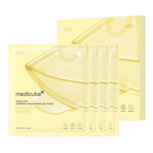 Medicube – Kojic Acid Turmeric Gold Jelly Gel Mask (Overnight Gel Mask for a Glass Skin Glow)