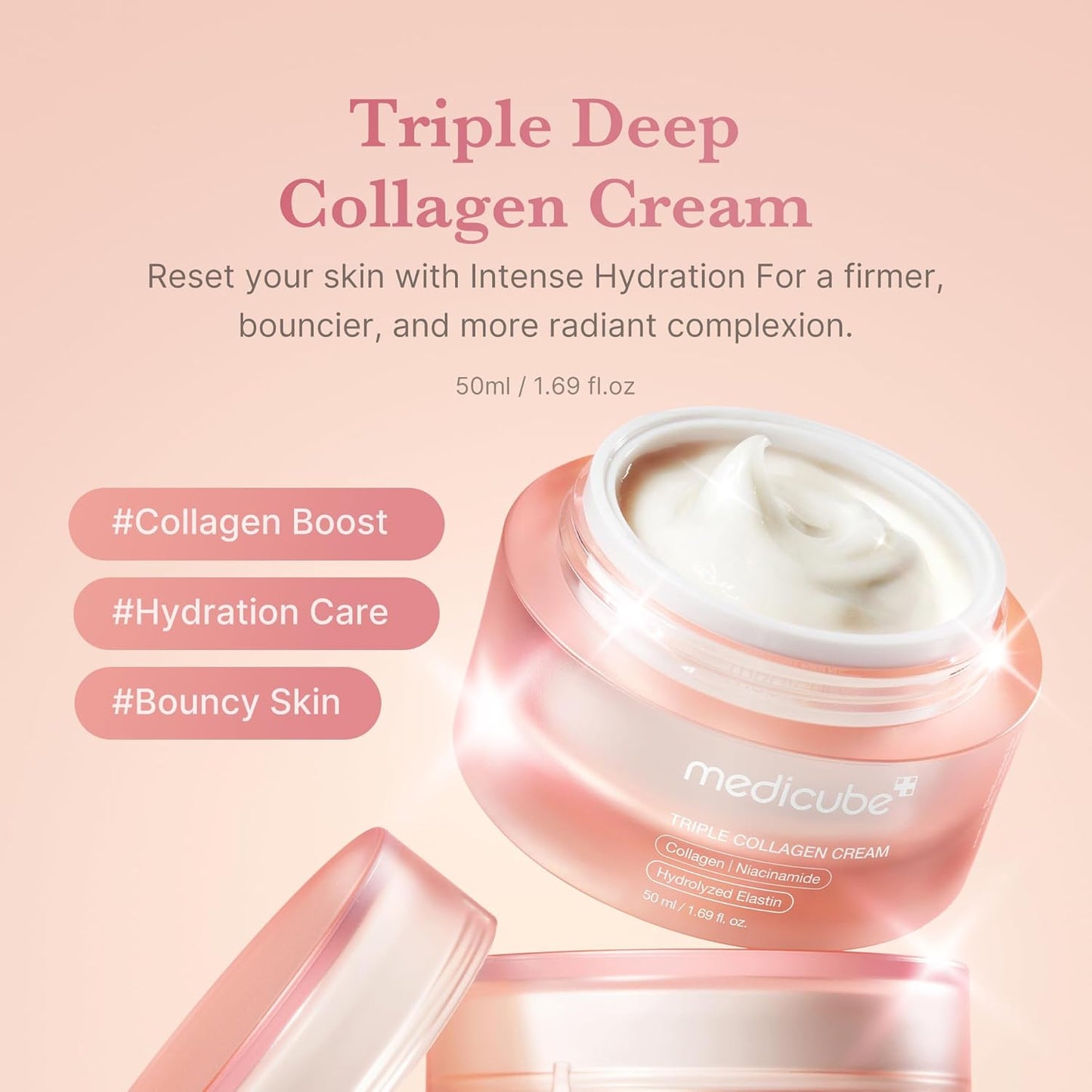 Medicube – Triple Collagen Cream (Formerly Triple Deep Erasing Cream)