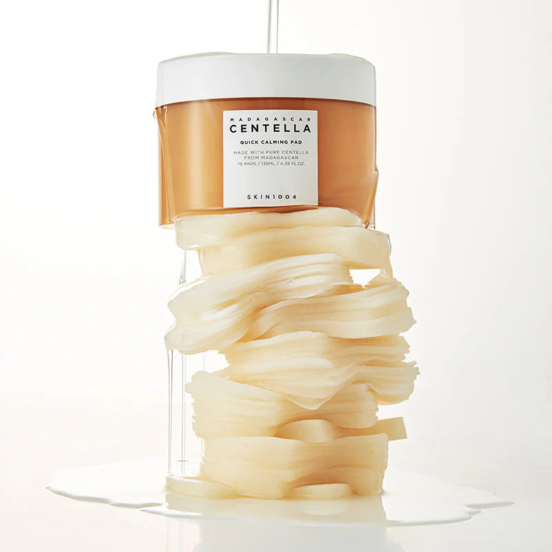 SKIN1004 – وسادة سنتيلا سريعة التهدئة (وسادات تونر مهدئة ومرطبة فورية)
